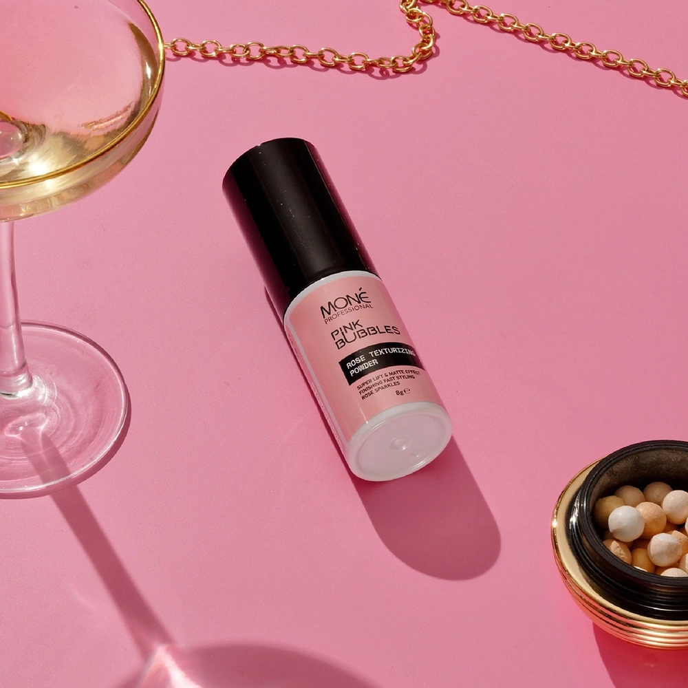 Спрей пудра для волос Mone pink bubles texturizing rose powder 8 гр