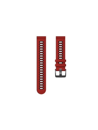 Ремешок 22 мм для GARMIN FR 255, 265, 45, Venu 2, Vivoactive 4 / SUUNTO 5, 9 Peak / COROS Apex 2 Pro, Apex Pro, Apex46mm , Pace 3 силиконовый двухцветный (S22-QR2CL-RDBL)