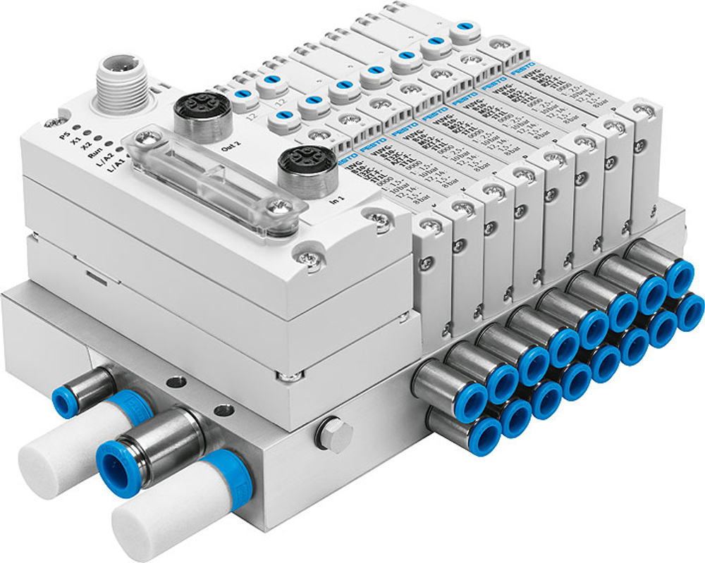 Пневматический распределительный остров Festo VTUG-18-VPT-S8-B1TZ-G38B-DTB-G14SU-8J