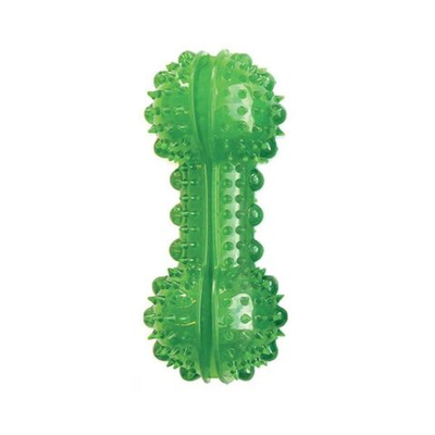 M-PETS Игрушка для собак кость с дозатором угощений, 15х6 см