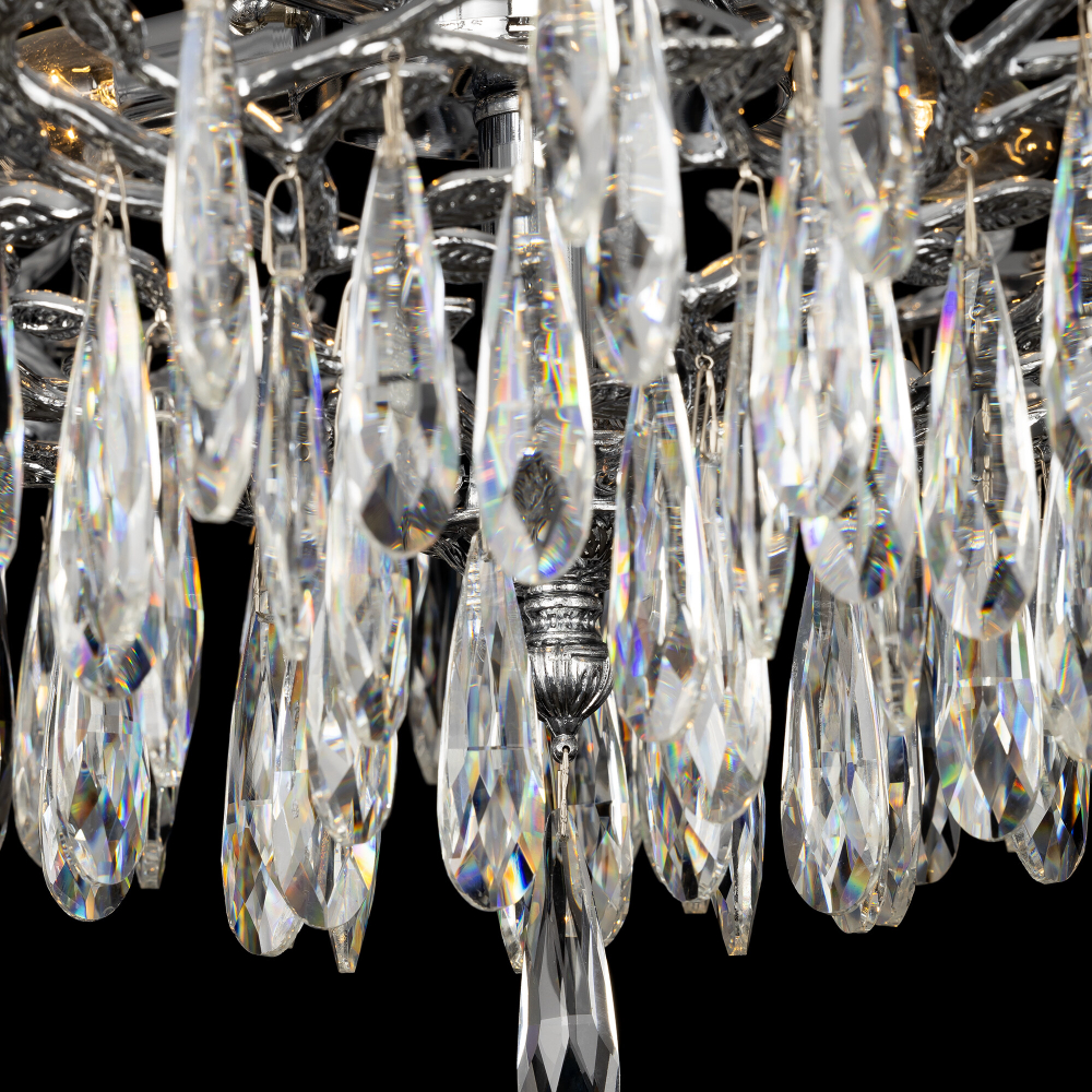 Citilux RITZ CL310081 Люстра хрустальная подвесная Хром