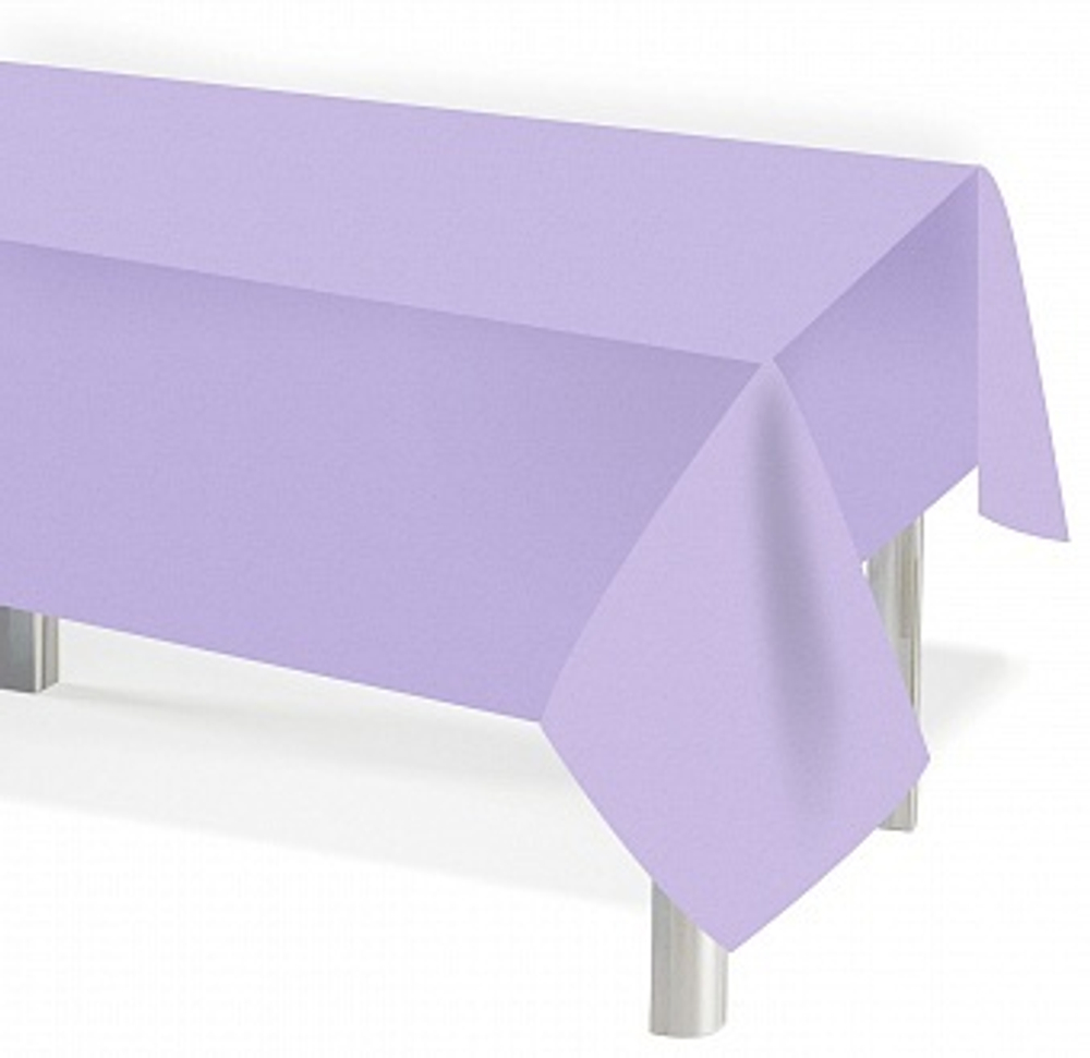 Скатерть одноразовая Мастхэв Сиреневый 137*274 см.