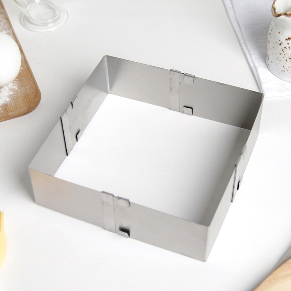 Форма разъёмная для выпечки кексов с регулировкой размера 9,2-16 см