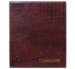 Папка с кольцевым механизмом (бордо) Collection