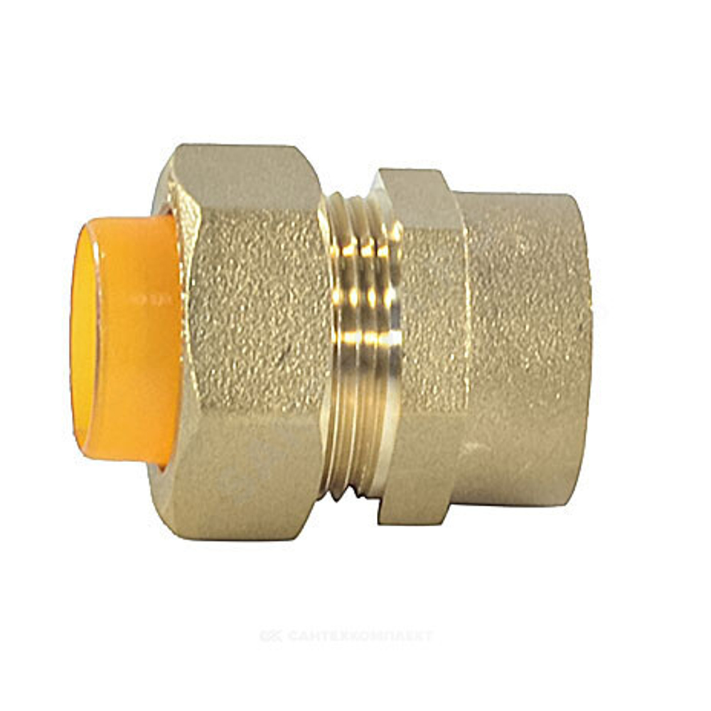 Муфта латунь 20Aх3/4" обжим/ВР для газоснабжения STAHLMANN SSFG2003/4BGZ