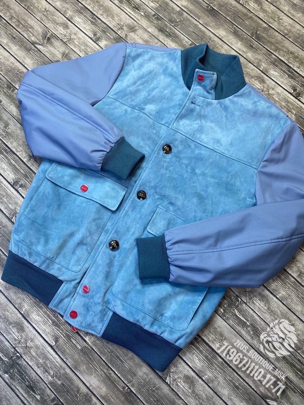 Комбинированная куртка Kiton