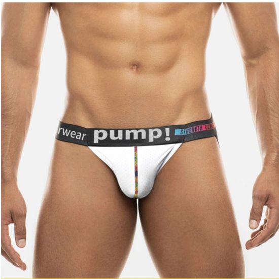 Мужские трусы джоки белые PUMP! MP294-1