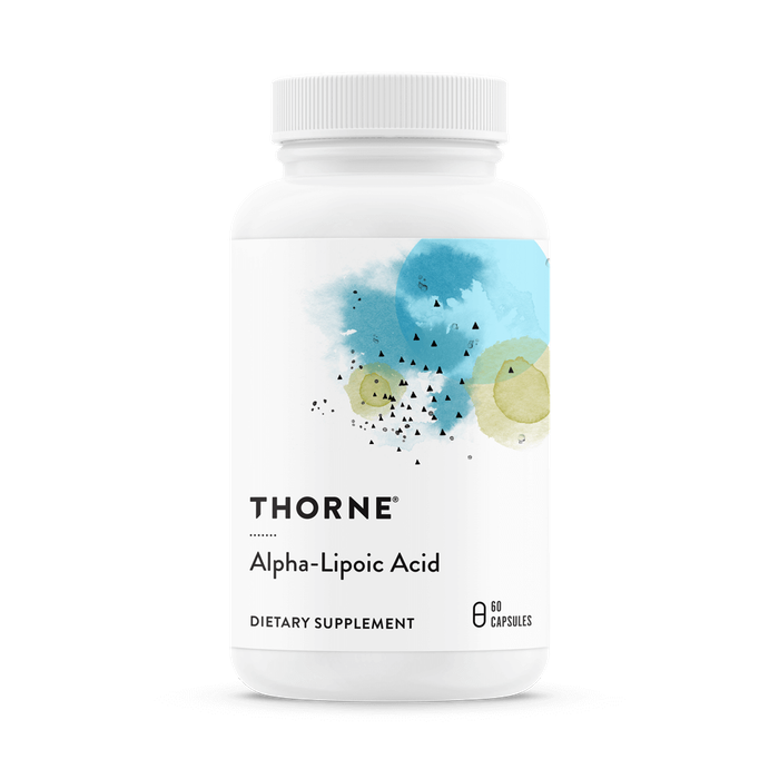 Альфа-липоевая кислота, Alpha-Lipoic Acid, Thorne Research, 60 капсул