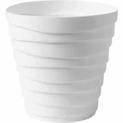 Кашпо Бархан (1,4л) Цв. Белый (Арт. КШ-4334)