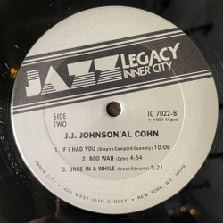 Винтажная виниловая пластинка LP J.J. Johnson, Al Cohn (USA 1980)