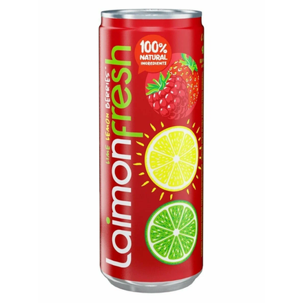 Напиток газированный Laimon fresh Лайм,лимон,малина 0,33л