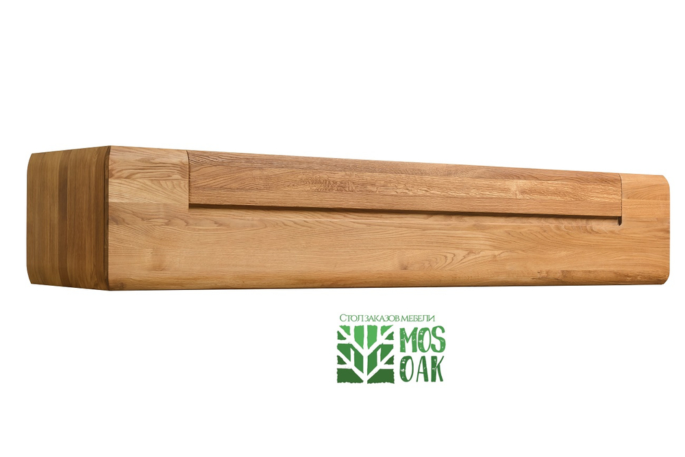 Тумба навесная под ТВ Parma из массива дуба