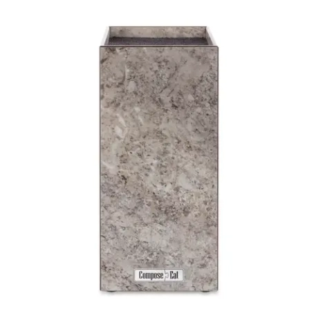 Подставка для кухонных ножей 10х10х23см ComposeEat Everyday мрамор серый