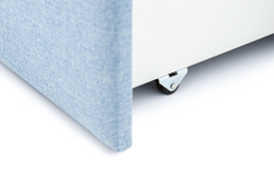 Детская мягкая кровать с ящиком Бельмарко Letmo небесный рогожка