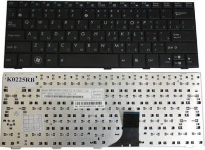 Клавиатура для ноутбука Asus Eee PC SHELL 1005HA 1008HA 1001
