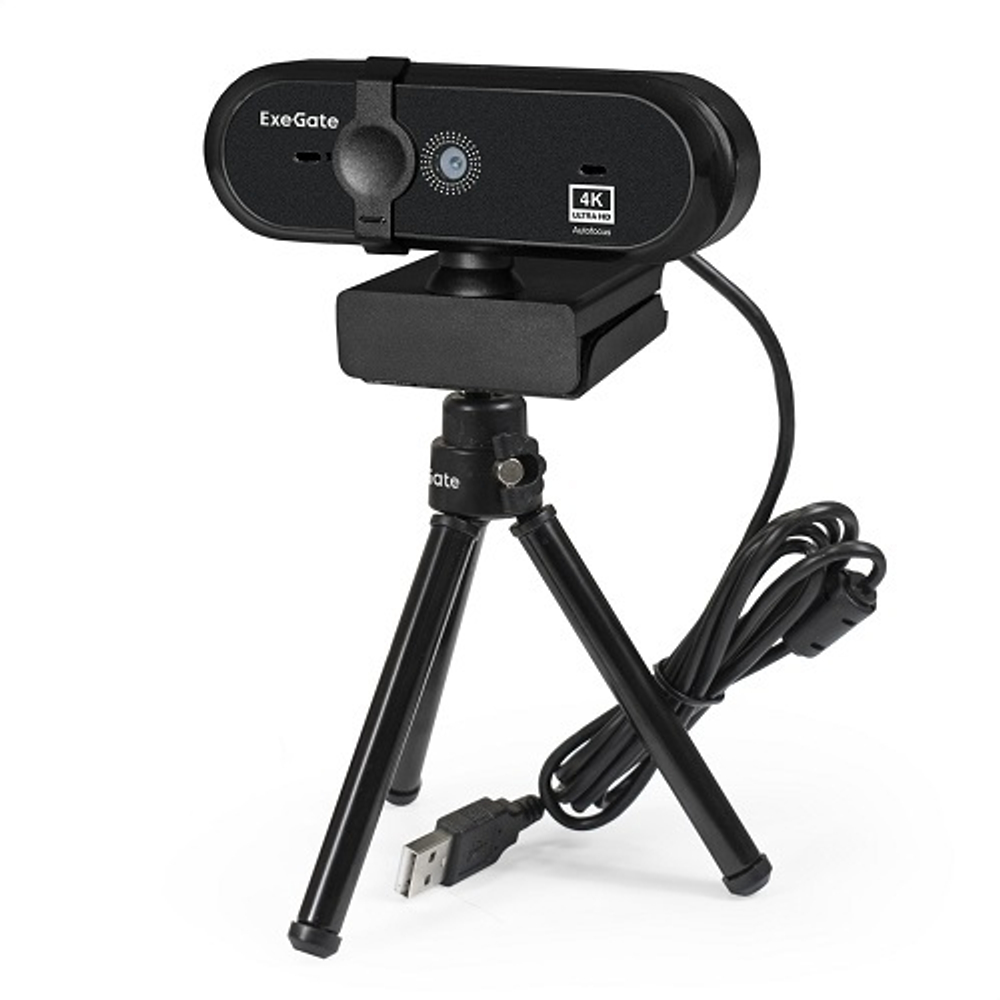Веб-камера  Exegate Stream HD 4K PRO UHD T-Tripod