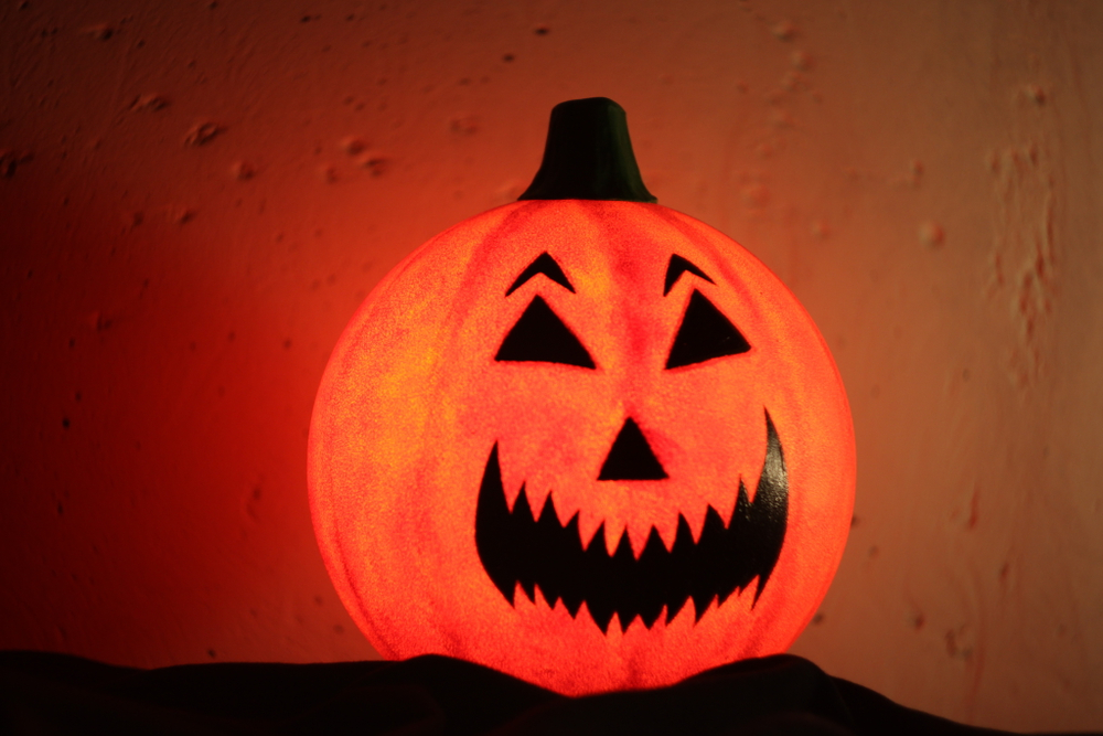 Светильник - Тыква на Хэллоуин (20 см)