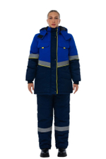 Костюм женский утепленный "Северная широта" куртка+полукомбинезон