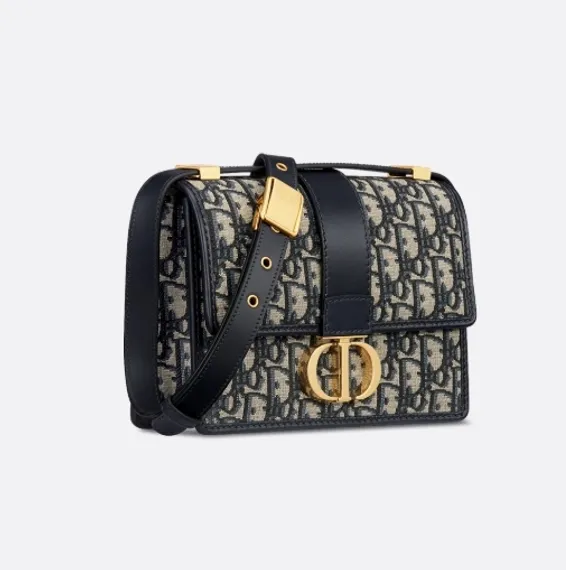 Сумка Dior 30 Montaigne жаккард Oblique