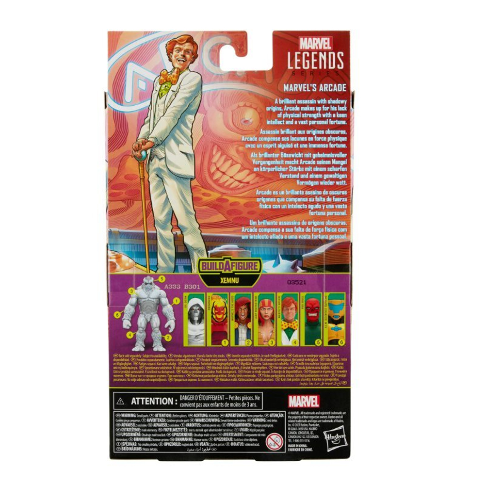 Marvel Legends Build a Figure - Фигурка суперзлодеев 15 см Marvel&#39;s Arcade F2800