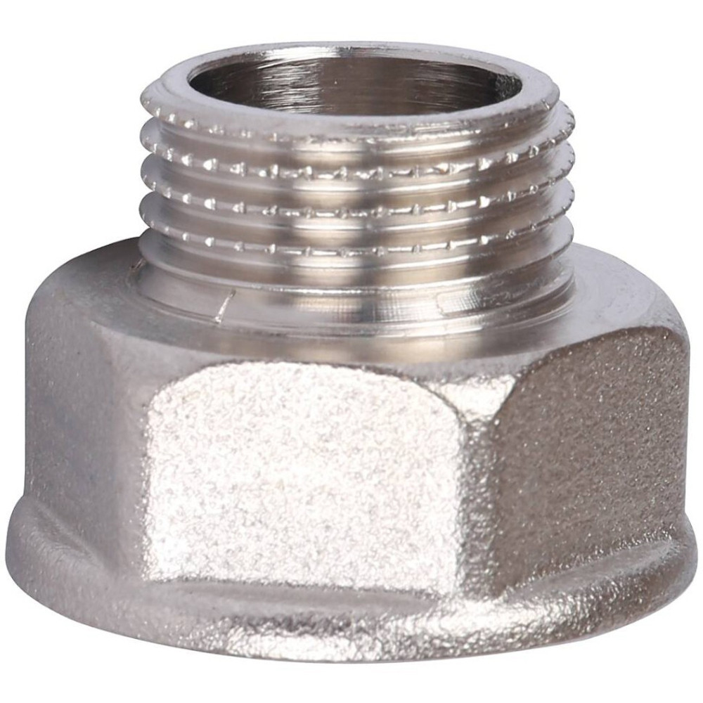 Переходник под ключ ВН никелированный 1/2"x3/4" STOUT