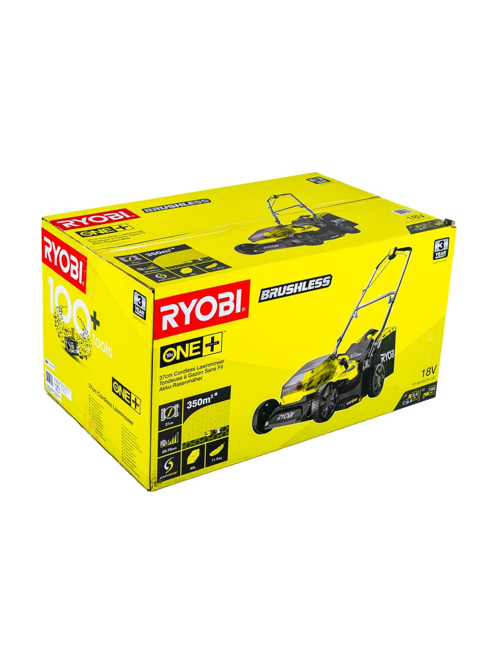Бесщеточная газонокосилка Ryobi ONE+ RY18LMX37A-150 5133004582