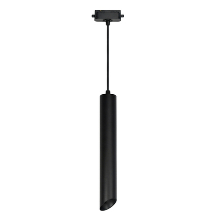 ULB-Q311 12W-4000K BLACK Светильник-прожектор светодиодный трековый. Подвесной. 1000 Лм. Белый свет 4000К. Корпус черный. ТМ Volpe