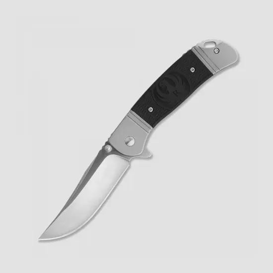 Складной нож CRKT Ruger Hollow-Point CR/R2302 c клинком из стали 8Cr13MoV, рукоять Stainless Steel