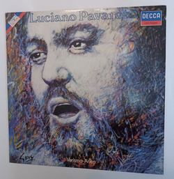 Винтажная виниловая пластинка Luciano Pavarotti Verismo Arien (GDR 1989)