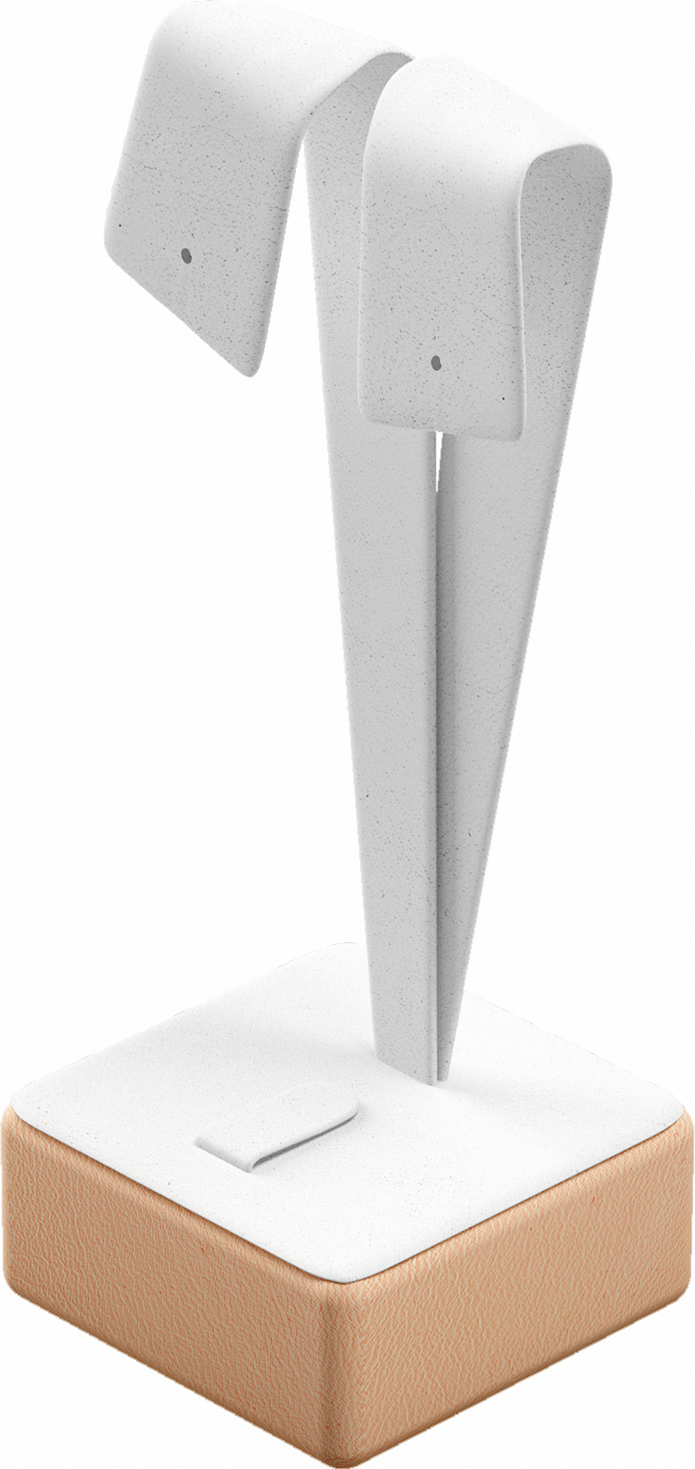 Подставка для гарнитура/ушки/2 отверстия/язычок/накладка/основание/Н-120 мм, 44×44×120 мм