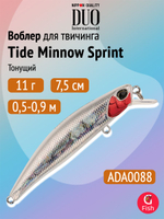 Воблер DUO Tide Minnow Sprint 75 S, CPA3512 Inakko Lime Chart