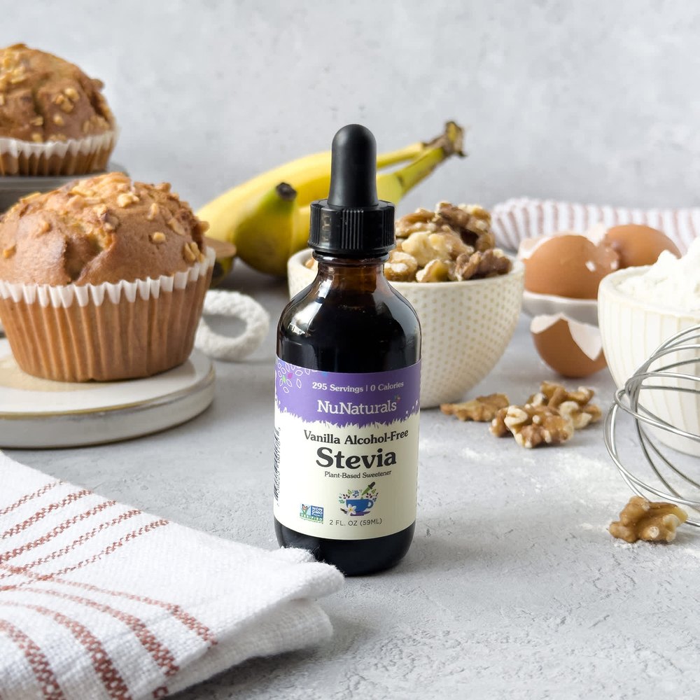 NuNaturals, Ванильная стевия, 59 мл (2 жидк. унц.)