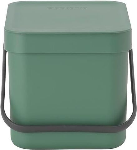 Brabantia Sort & Go Мусорный бак с ручкой 6 л зеленый 129841