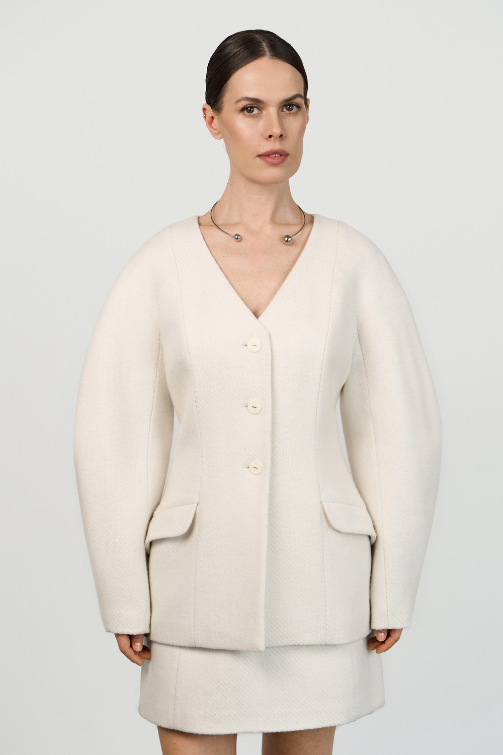 Юбка трапеция мини