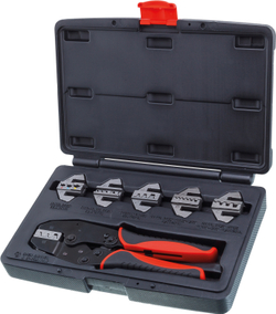 KA-1278 Клещи для обжимки клемм в наборе, 7 предм.