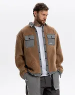 Куртка Outerkit из искусственного меха Nomad Fleece V2 бежевая