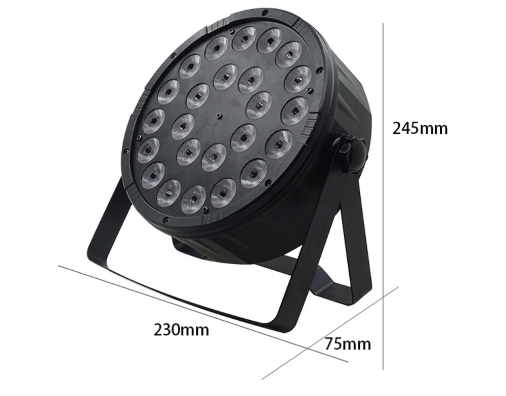 Прожектор Led par 24*12w (RGBWA+UV, белый корпус)