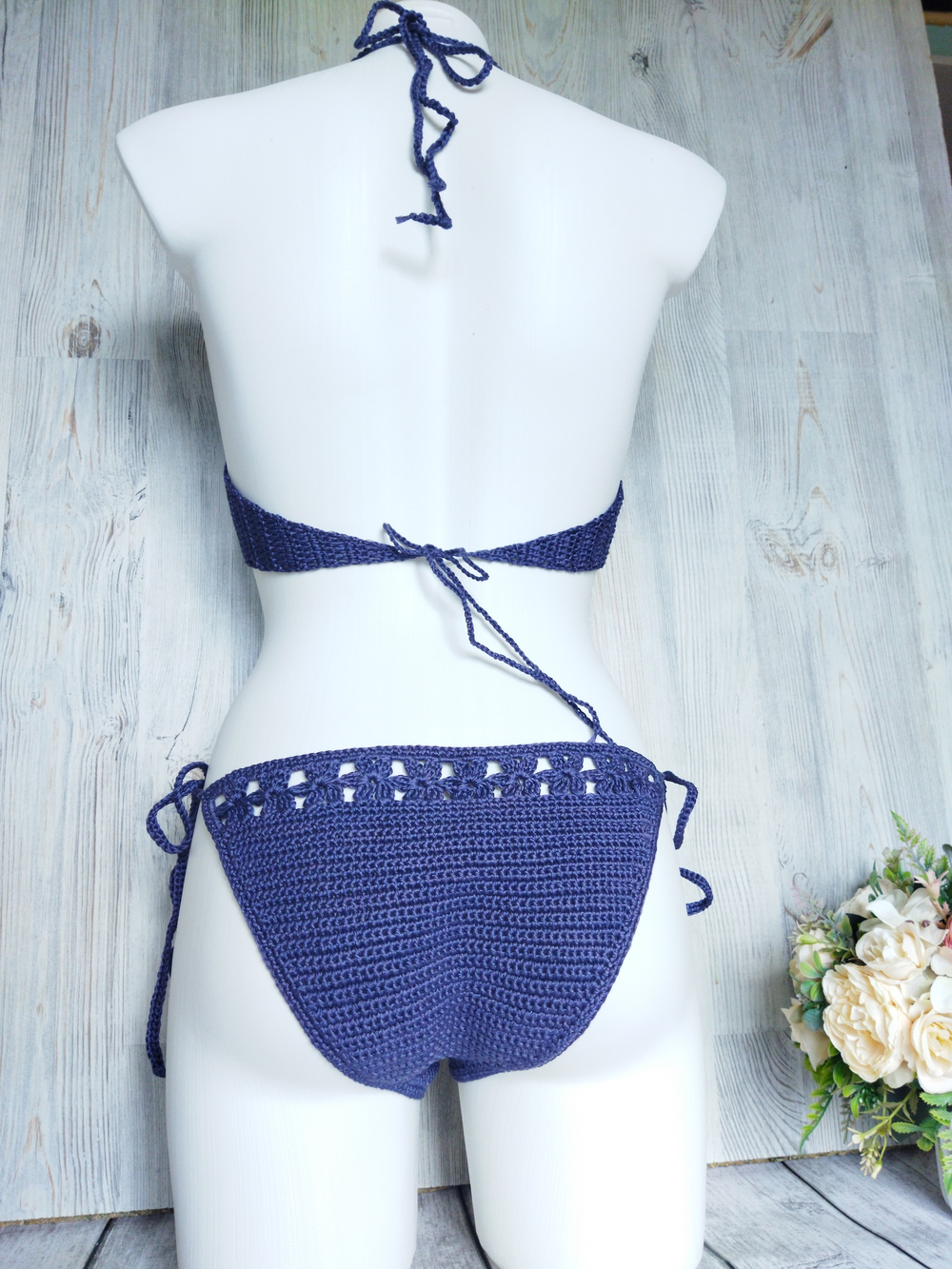 Купальник вязаный