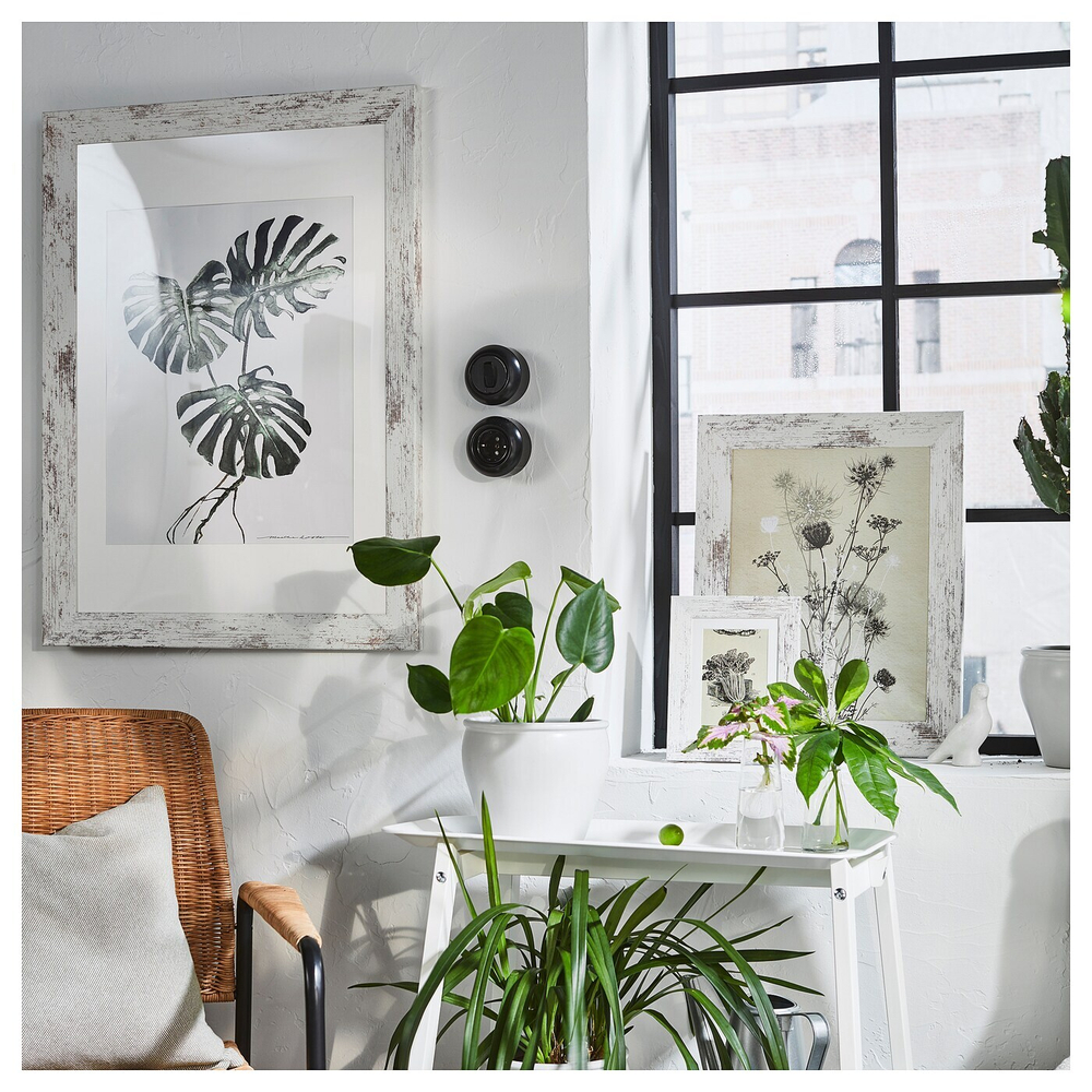 IKEA PLOMMONTRÄD  (ИКЕА ПЛОММОНТРÄД)  -  Рама, белая имитация окрашенной сосны, 13x18 см