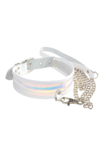 Ошейник Sitabella с поводком белый