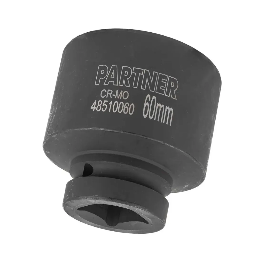Головка ударная глубокая, 60мм (6гр) 1'' Partner PA-48510060