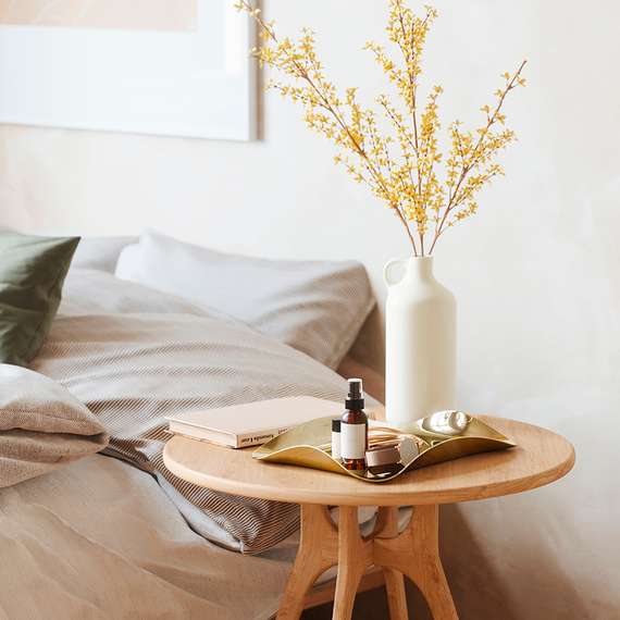 Поднос для сервировки Wave, латунь