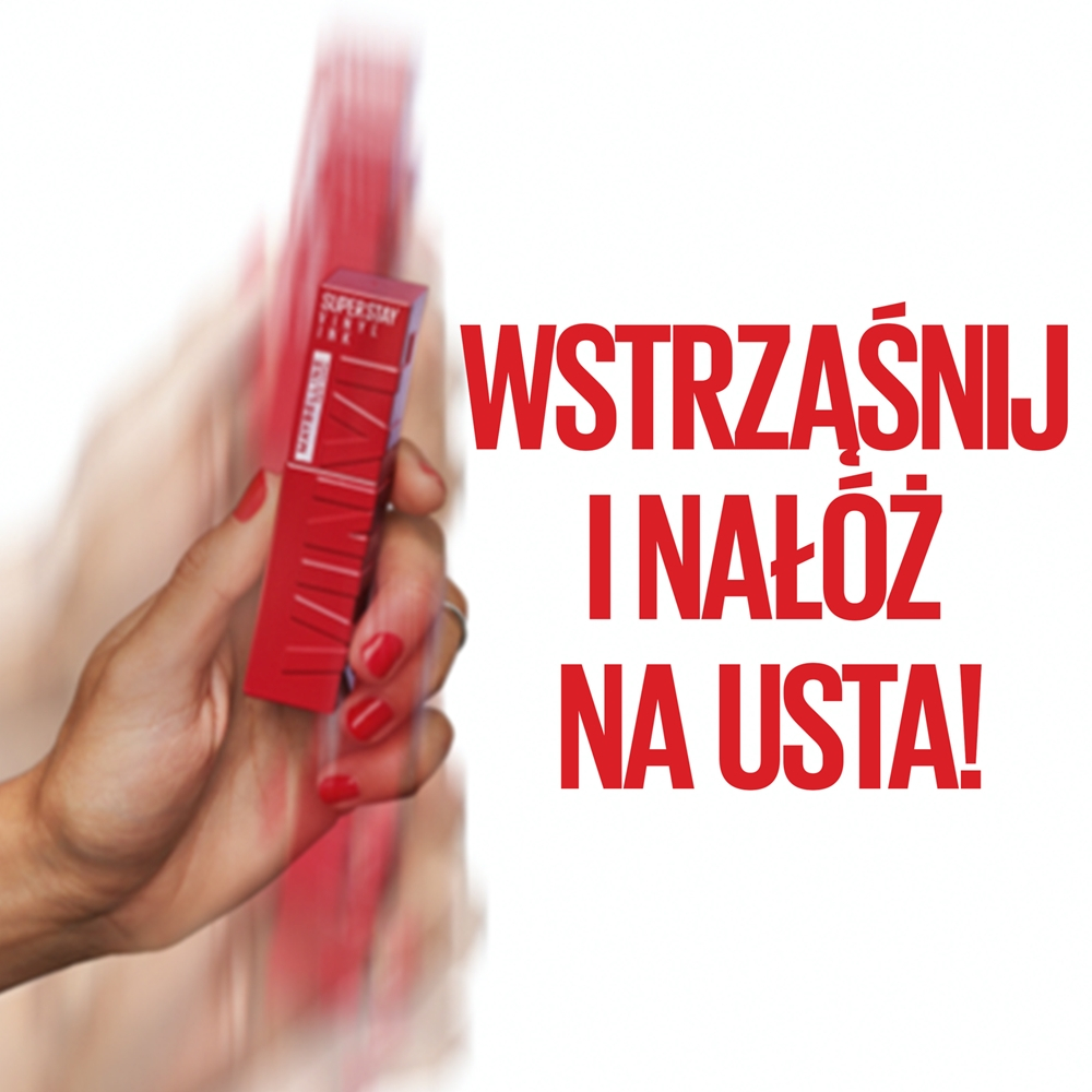 MAYBELLINE NEW YORK SuperStay Vinyl Ink - Долговременная помада в жидкой форме 40 WITTY, 4 ml