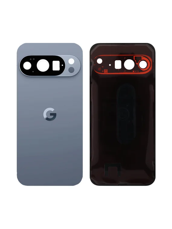 Задняя крышка для Google Pixel 10 Pro XL серая (Moonstone) со стеклом камеры