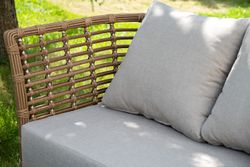 "Валенсия" лаунж-зона из искусственного ротанга, цвет соломенный