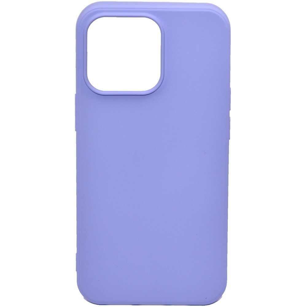 Накладка iPhone 14 силикон сиреневый