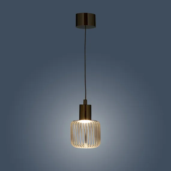 Подвесной светильник Waterfall Ø11 см, прозрачный, золотистый