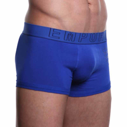Мужские трусы хипсы синие Emporio Armani Eagle Blue Boxer