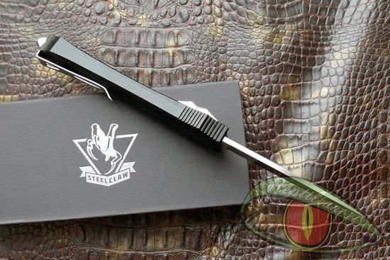 Складной нож автоматический Steelclaw Бретер-02 c клинком из стали D2, рукоять алюминий