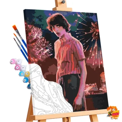 Картина по номерам Очень странные дела Майк Уилер